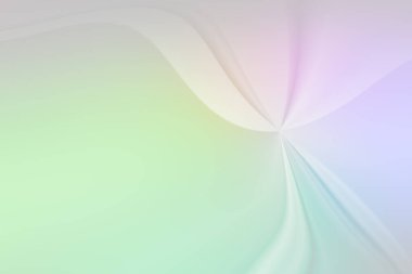 Pastel renkli soyut süs çiçekleri açık pembe renkte ve nane yeşili arkaplanda. Boşluğu kopyala