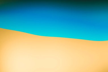 abstract background beach sand and turquoise blue, summer feeling, high angle view, copy space clipart