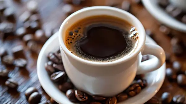 Kafeinin Spor Performansına Etkisi Çeşitli Doğal Kaynakların Sergilenmesi — Stok fotoğraf