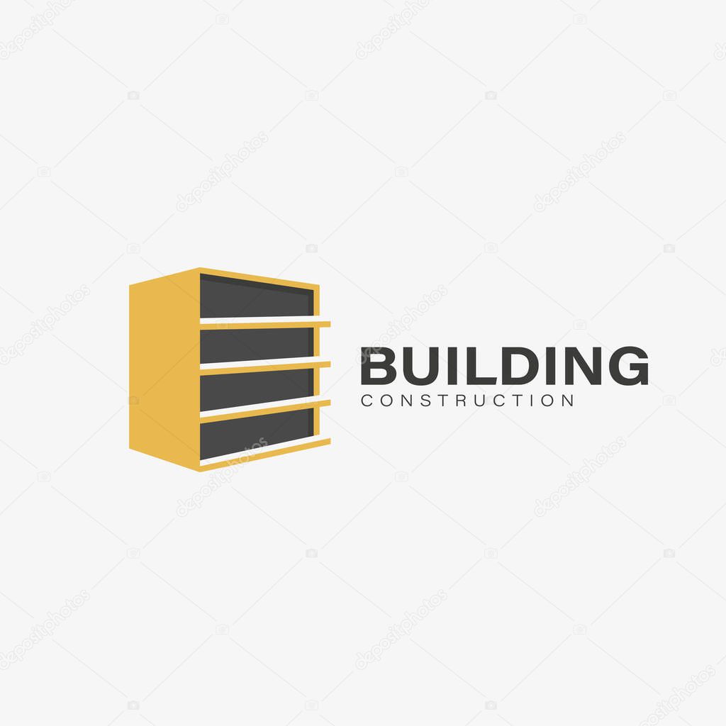 Building logo vector design illustration template