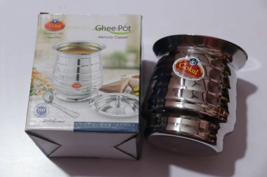 Kutulu Çelik Ghee Pot