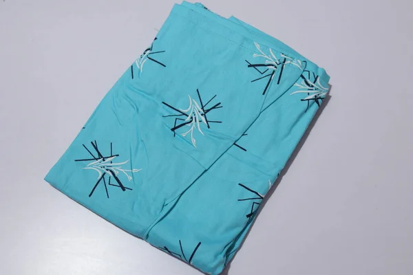 Männliche Blue Colour Lounge Shorts Isoliert Auf Weißem Hintergrund — Stockfoto