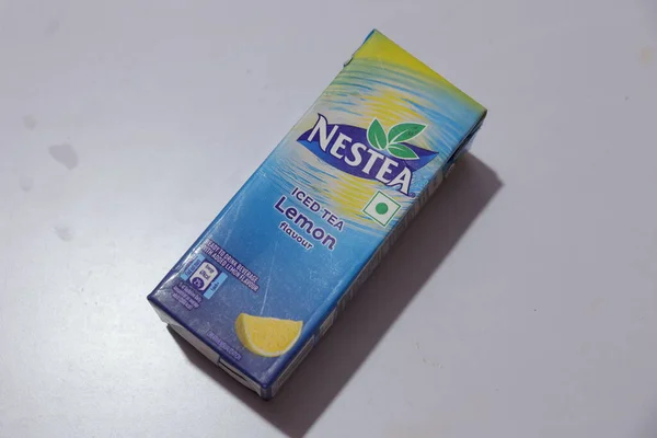 View Nestea Ice Tea Lemon Flavour — Stock Photo, Image