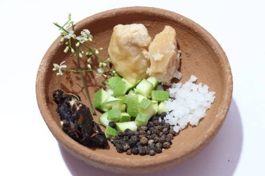 Ugadi Telugu Yeni Yıl ve hrula Pachadi.