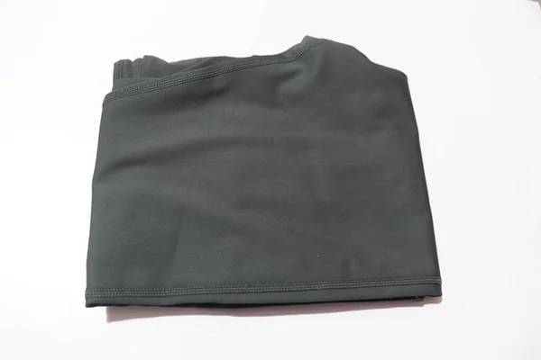 Άποψη Του Διπλωμένο Σκούρο Γκρι Παντελόνι — Φωτογραφία Αρχείου