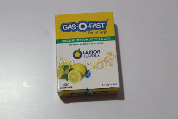 Пакет Смаком Лимона Газ Фаст — стокове фото