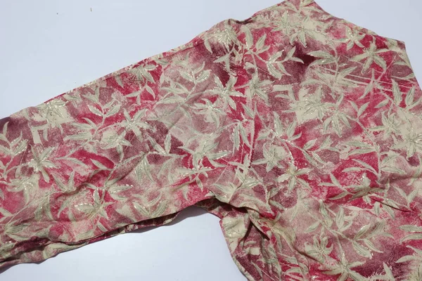 Жіноча Рожева Кольорова Сукня Ізольована Білому Тлі — стокове фото