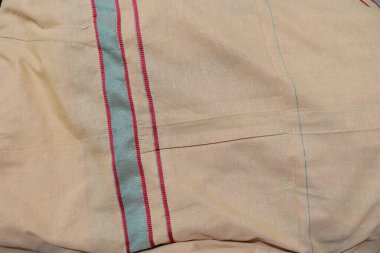 Beyaz Arkaplanda Ayrı Tutulan Mens Cotton Dhoti 