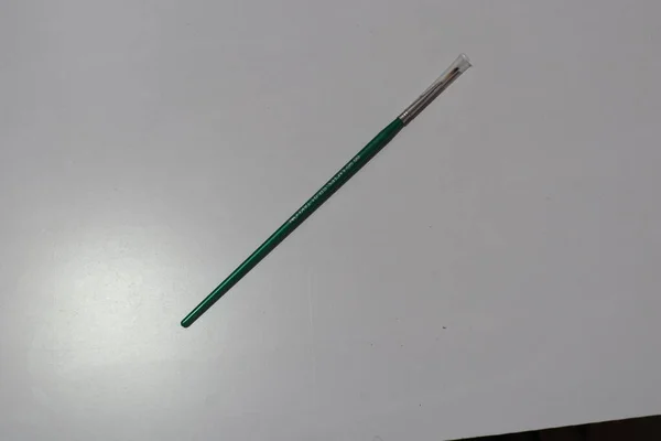 Green Paint Brush Small Size — Stock Photo, Image