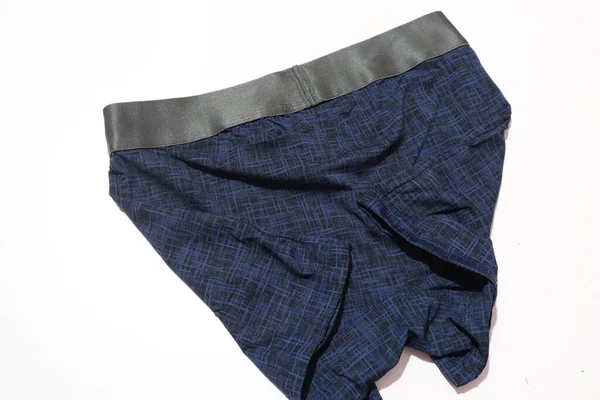 Beyaz Arka Plan Üzerinde Izole Erkek Çamaşırı — Stok fotoğraf