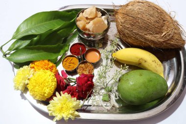 Ugadi Telugu Yeni Yıl ve hrula Pachadi