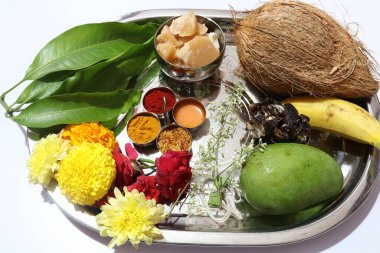 Ugadi Telugu Yeni Yıl ve hrula Pachadi