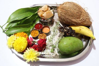 Ugadi Telugu Yeni Yıl ve hrula Pachadi