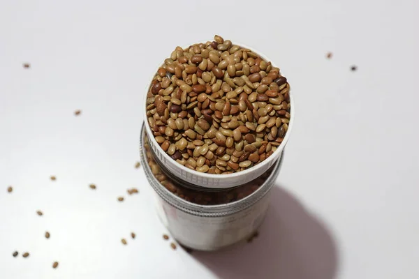 Bowl Full Bobbarlu Seeds — Stock Photo, Image