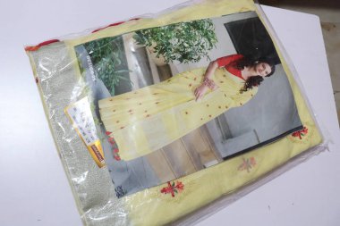 Geleneksel El Yapımı Sari, Yakın Çekim Görünümü              