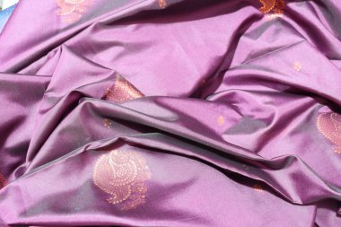 Geleneksel El Yapımı Sari, Yakın Çekim Görünümü              