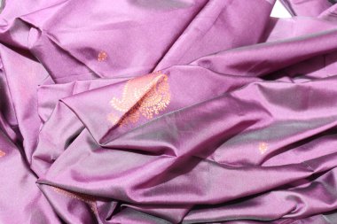 Geleneksel El Yapımı Sari, Yakın Çekim Görünümü              