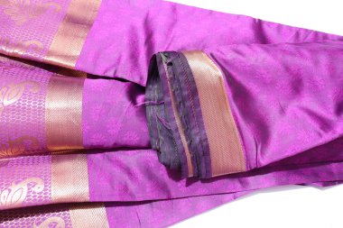 Geleneksel El Yapımı Sari, Yakın Çekim Görünümü              