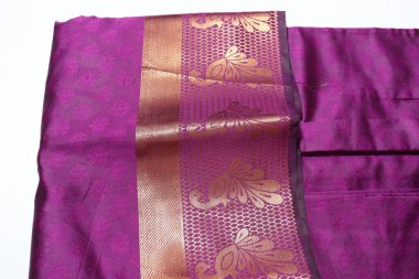 Geleneksel El Yapımı Sari, Yakın Çekim Görünümü              