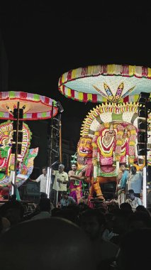 Arunachalesvara Bataklık Tapınağı Karthika Deepam Festivali Tamil Nadu, Hindistan 'da Thiruvannamalai' de