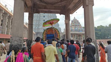 Arunachalesvara Bataklık Tapınağı Karthika Deepam Festivali Tamil Nadu, Hindistan 'da Thiruvannamalai' de