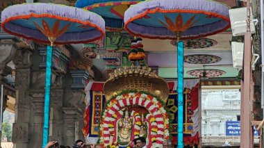 Arunachalesvara Bataklık Tapınağı Karthika Deepam Festivali Tamil Nadu, Hindistan 'da Thiruvannamalai' de