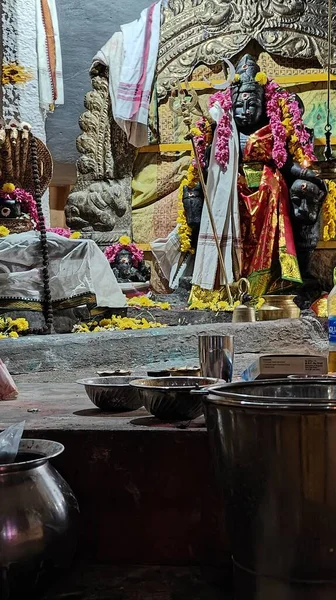 stock image TAMIL NADU, INDIA - NOVEMBER 26, 2023: Arunachalesvara Swamy Temple, celebration of Karthika Deepam Festival at Thiruvannamalai in Tamil Nadu, India