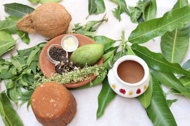 Ugadi Telugu Yeni Yıl ve hrula Pachadi