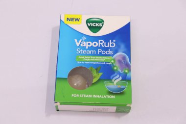 Vicks VapoRub Steampod 'ları tıkanmış burundan kurtulmak için, Hyderabad Hindistan