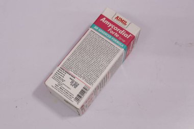Beyaz Arkaplanda İzole Edilmiş Amycordial Kadın Sağlığı Şurubu, Hyderabad Hindistan