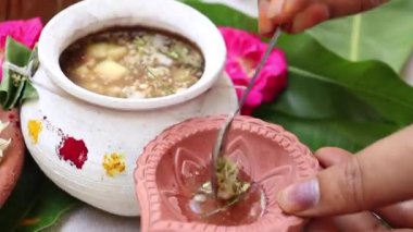 Ugadi Telugu Yeni Yıl ve hrula Pachadi