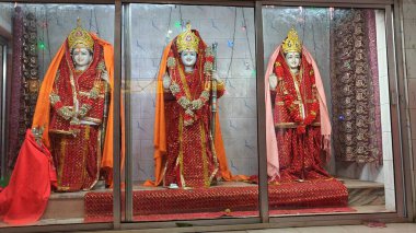 Hindistan 'da heykeller Thakur Dwara Mandir, Kala Sanghian, Punjab eyaleti. 