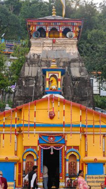 Kedarnath Hindu tapınağı Hindistan, Uttarakhand, Lord Shiva 'ya ithaf edilmiştir.