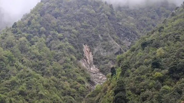 Himalaya dağlarının güzel manzarası 