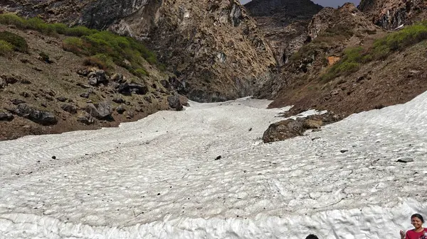 Himalaya dağlarının karlı arazisi, Hindistan