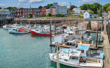 Eastport, Maine: Kıyıdaki tarihi binalar ABD 'nin en küçük ve en doğusundaki kentine bakıyor.