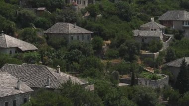 Osmanlı Villag 'daki eski ev, Bosna, Pan. Yüksek kalite 4k görüntü