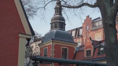 Vastgota ulusu, Uppsala Üniversitesi Öğrenci Ulusları, Uppsala, İsveç. Yüksek kalite 4k görüntü