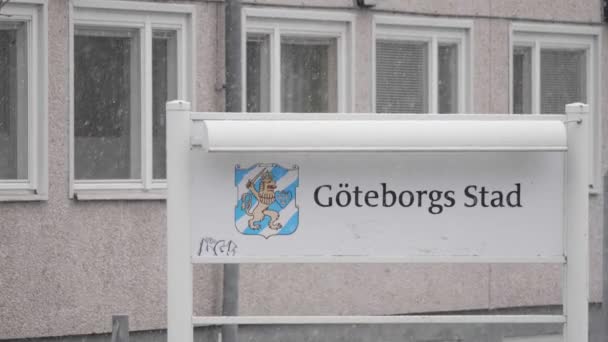 Gothenburg Sweden Januari 2023 Kota Gothenburg Atau Goteborg Stad Municipality — Stok Video
