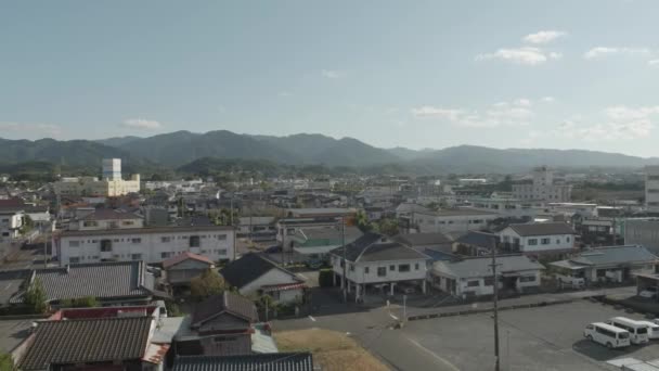 Založení Izumi Denní Městské Krajiny Japonsko Letecký Vysoce Kvalitní Záběry — Stock video
