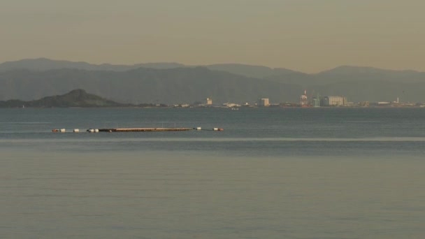 Morze Yatsushiro Prefektura Kumamoto Japonia Ustanowienie Ujęcia Wysokiej Jakości Materiał — Wideo stockowe