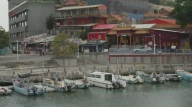 Taipei, Tayvan 13 Kasım 2023, Guandu Tapınağı. Yüksek kalite 4k görüntü