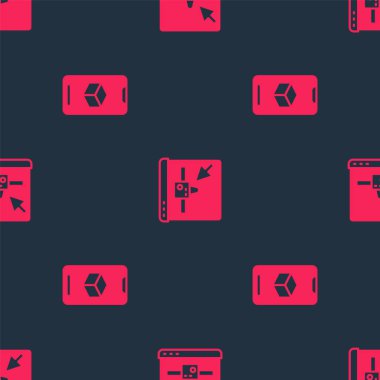 3D yazıcı yazılımını ayarlayın ve kusursuz desen ayarlayın. Vektör