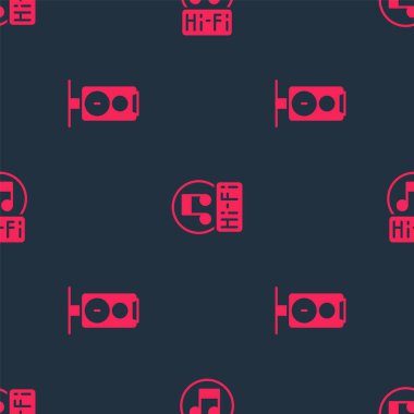 Stereo hoparlörünü ve notayı ayarlayın. Ses tonu kusursuz. Vektör