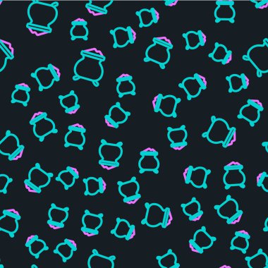 Erimiş altın siyah arkaplanda izole edilmiş ikon dökülüyor. Kepçeden erimiş metal döküldü. Vektör