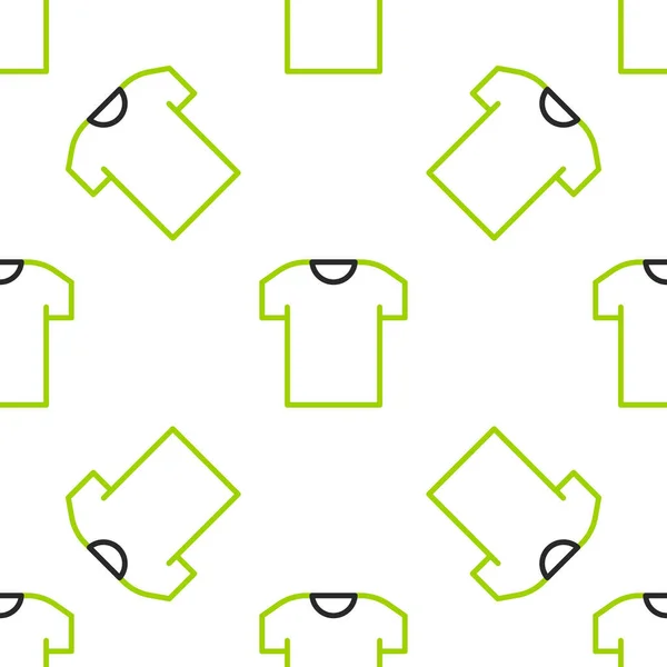 Line Shirt Ikone Isoliert Nahtlose Muster Auf Weißem Hintergrund Vektor — Stockvektor