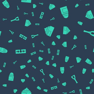 Krem ya da losyon kozmetik tüpü, terleme önleyici deodorant rulosu, akne ve tırnak cilası şişesini pürüzsüz desene ayarlayın. Vektör.