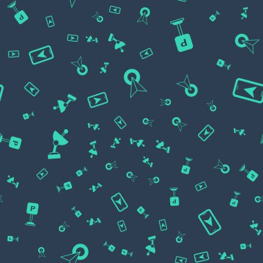 Şehir haritası navigasyon, otopark, radar ve şehir bilgilerini kusursuz bir şablona ayarla. Vektör