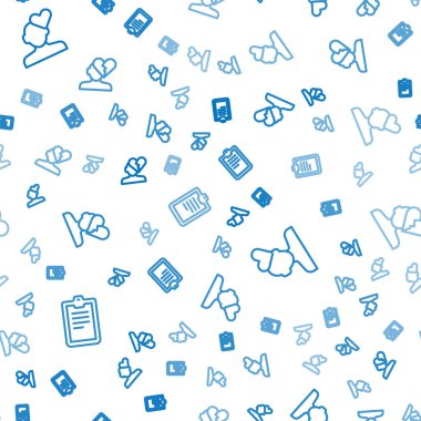 Psikolojik testler, kırık kalp ya da boşanma ve kusursuz kalıplar. Vektör