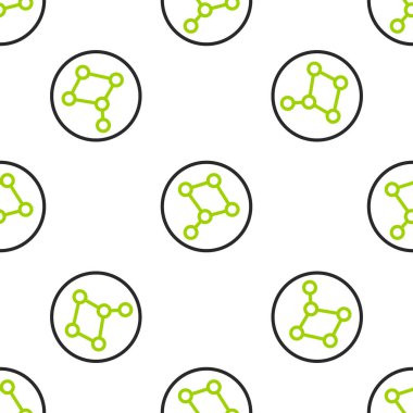 Çizgi Büyük Ayı takımyıldızı simgesi beyaz arkaplanda izole edilmiş pürüzsüz desen. Vektör